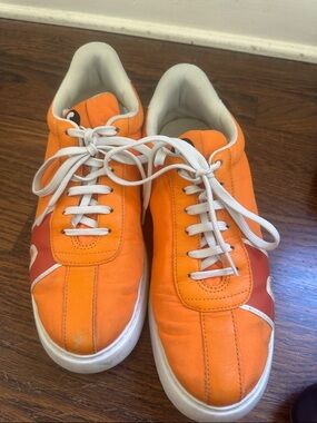 Camper Orange and White Men's Sneakers